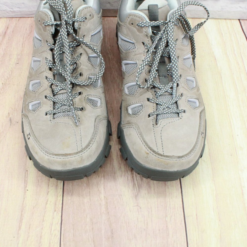 Oboz Sawtooth Beige Leather B-Dry Waterproof Sneaker Hiking Shoes Size 9.5 - Picture 5 of 9